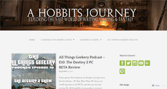 Desktop Screenshot of ahobbitsjourney.com